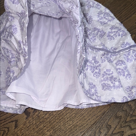 Charming Lilac Floral Kids Dress 4-5T joie NWT purple lined easter valentinesday - Picture 4 of 7